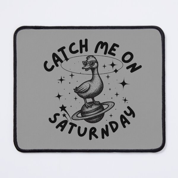 Item preview, Catch Me On Satur(n)day Pun Humor designed and sold by CDPrintsDesigns.