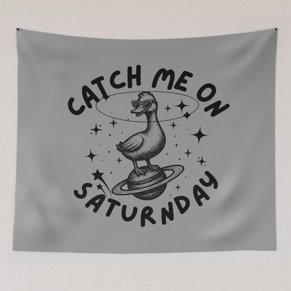 Item preview, Catch Me On Satur(n)day Pun Humor designed and sold by CDPrintsDesigns.