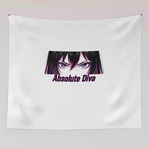 Item preview, Anime Manga Eyes Absolute Diva Streetwear Typography designed and sold by DripCultureLab.