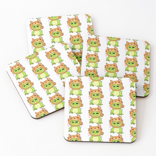 Item preview,     Awkward Animal Hats Club - Cat Frog designed and sold by chupichapa.