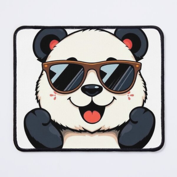 Item preview, Cute Kawaii Panda Sunglasses Vintage Retro Cartoon designed and sold by Higherclothing.
