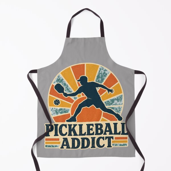 Item preview, Frase divertida sobre pickleball - adicto al pickleball- Arte retro vintage de pickleball designed and sold by BelievingCreate.
