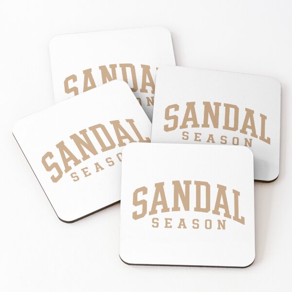 Item preview, Sandal Season Retro Varsity Typography Tan Summer Vacation designed and sold by JackCurtis1991.