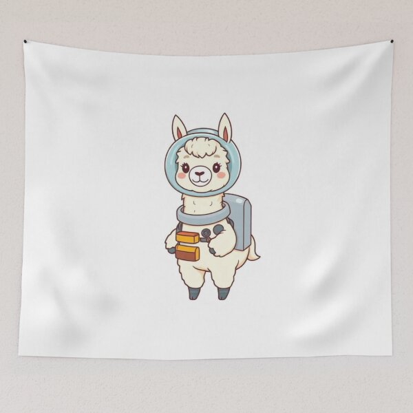 Item preview, Cute Llama Astronaut Space Explorer Vintage Retro designed and sold by Higherclothing.