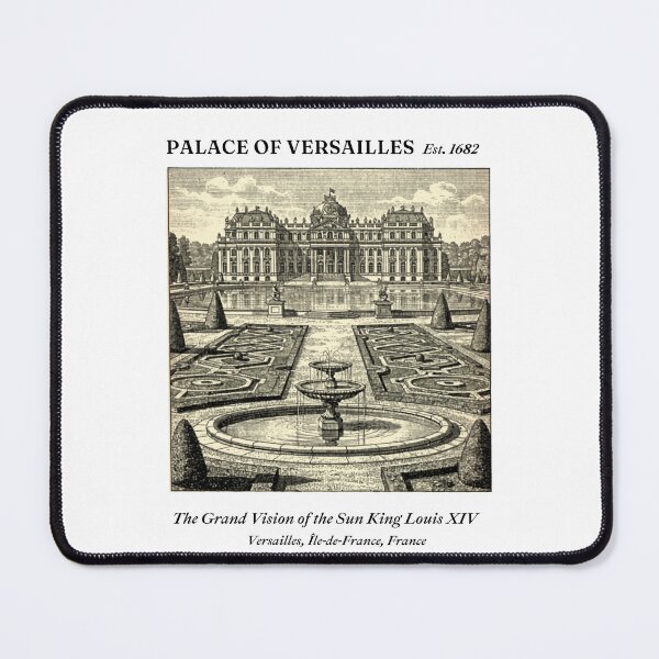 Item preview, Palace of Versailles Vintage Engraving Art Print | Sun King Louis XIV Grand Baroque Palace | Île-de-France France Wall Decor designed and sold by Panom Suavichien.