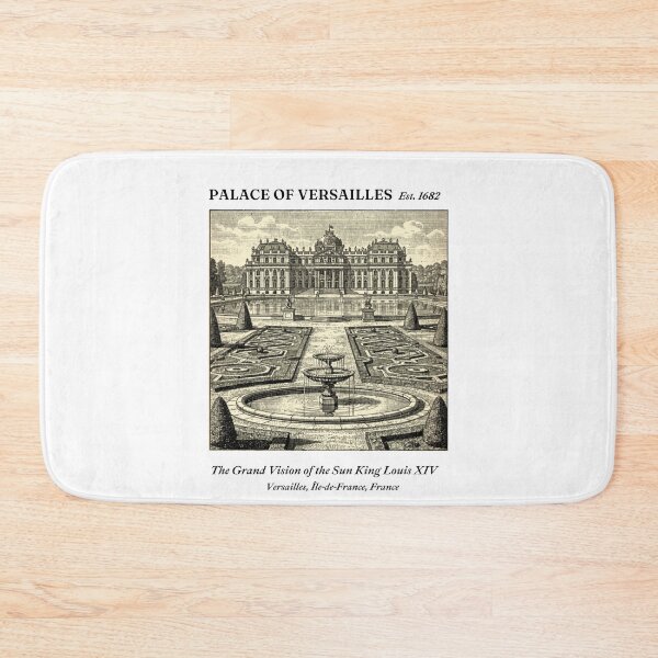 Item preview, Palace of Versailles Vintage Engraving Art Print | Sun King Louis XIV Grand Baroque Palace | Île-de-France France Wall Decor designed and sold by Panom Suavichien.