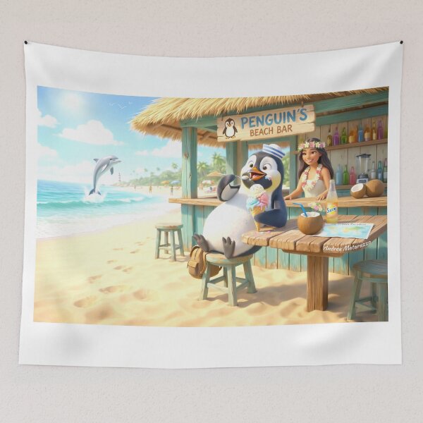 Item preview, Penguin's Beach Bar designed and sold by Andrea Matarazzo.