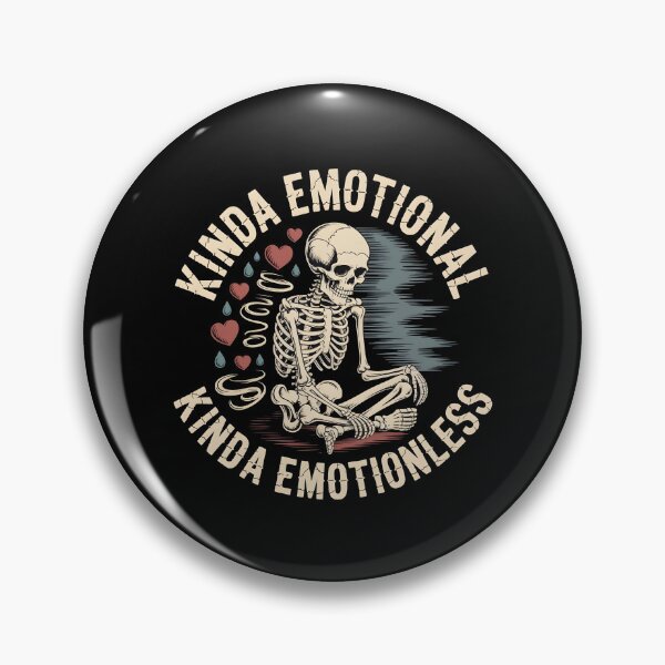 Item preview, Kinda Emotional Kinda Emotionless Anxiety Apparel with Personality Humor designed and sold by Redgiant87x.