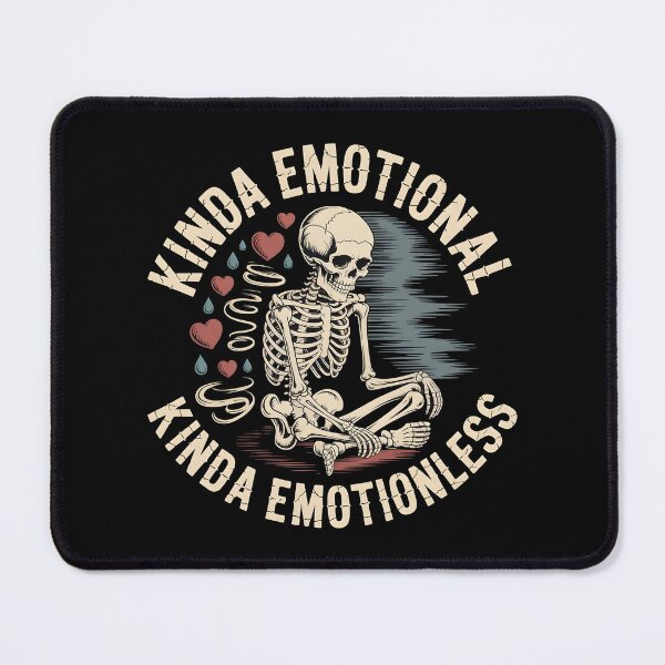 Item preview, Kinda Emotional Kinda Emotionless Anxiety Apparel with Personality Humor designed and sold by Redgiant87x.