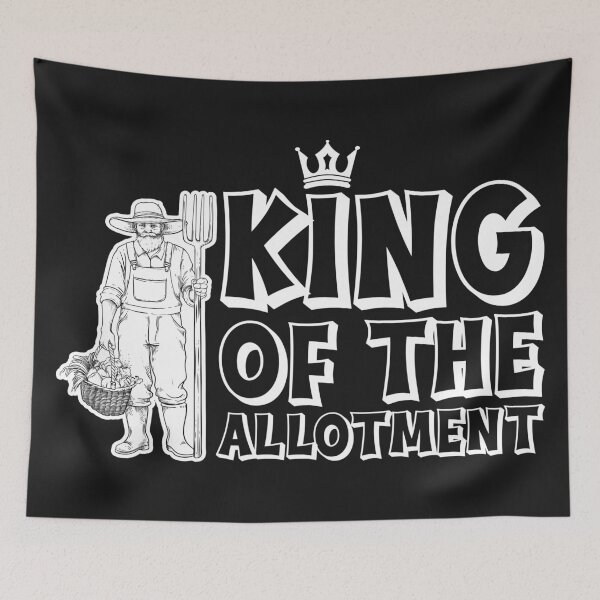 Item preview, King Of The Allotment Funny Gardening Gifts designed and sold by SP Motif.