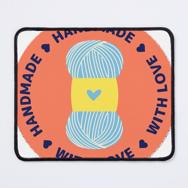 Item preview, Handmade With Love Sticker designed and sold by citizenscrochet.