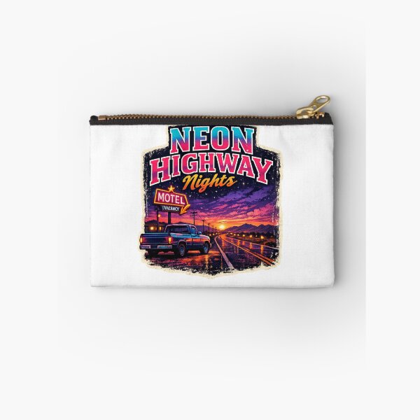Item preview, Neon Highway Nights Retro Motel Sunset designed and sold by enerjik.