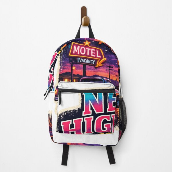 Item preview, Neon Highway Nights Retro Motel Sunset designed and sold by enerjik.