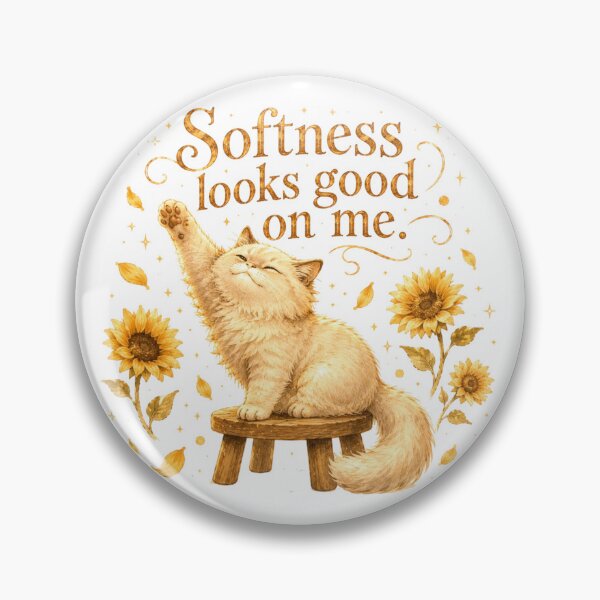 Item preview, Golden Hour Cat Softness Looks Good On Me Sunflower designed and sold by AQUILAKREO.