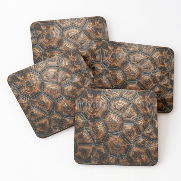 Item preview, Realistic Tortoise Shell Geometric Nature Pattern designed and sold by 21 Tulips.