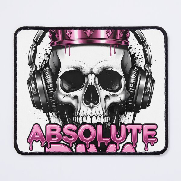 Item preview, Edgy Grunge Skull Absolute Diva Y2K Tiara Graphic designed and sold by DripCultureLab.
