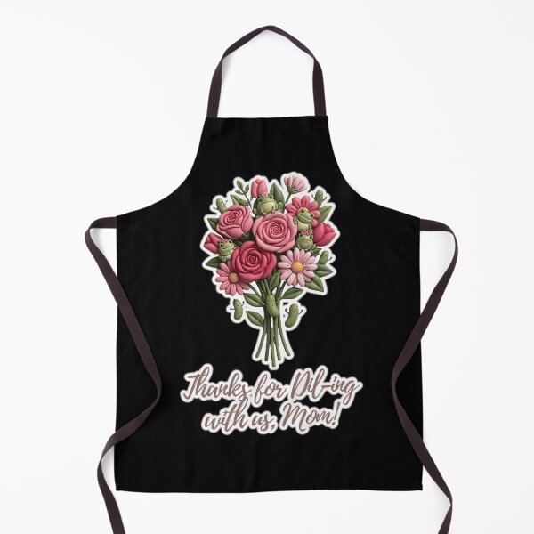 Item preview, Funny Mother’s Day Sticker – Thanks for Dill-ing With Us Mom Cute Pickle & Frog Flower Bouquet Sticker | Cute Mom Gift Laptop Water Bottle Sticker designed and sold by Basma Designs | Funny Shirts, Stickers & Mugs.