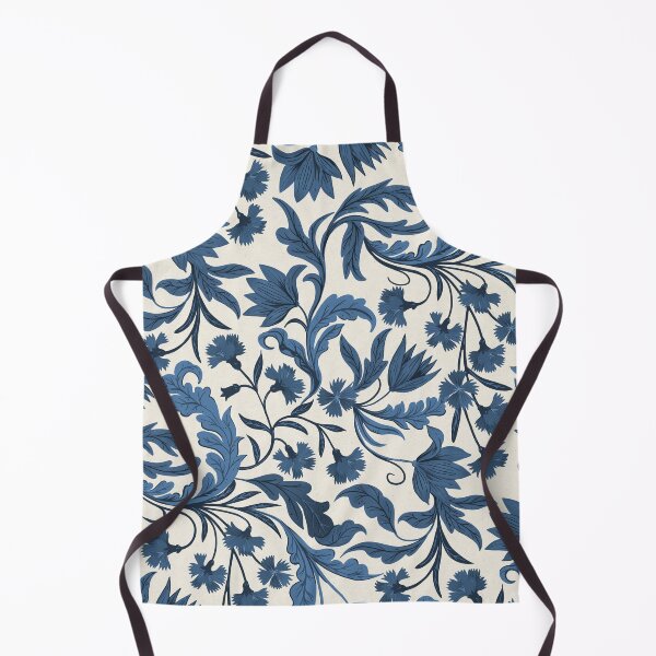 Item preview, Blue floral pattern designed and sold by lauragraves.