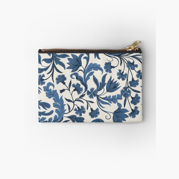 Item preview, Blue floral pattern designed and sold by lauragraves.