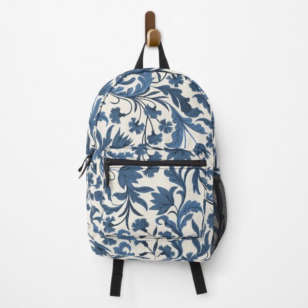 Item preview, Blue floral pattern designed and sold by lauragraves.