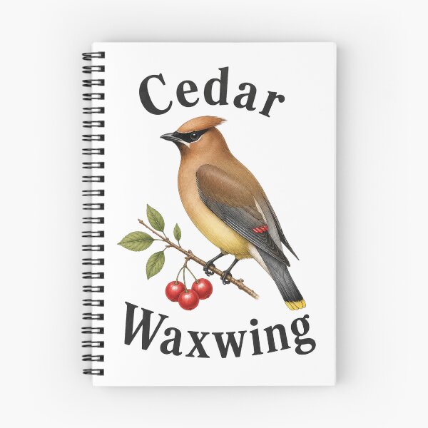 Item preview, Cedar Waxwing Vintage Bird Illustration with Berries designed and sold by Go Karillo.