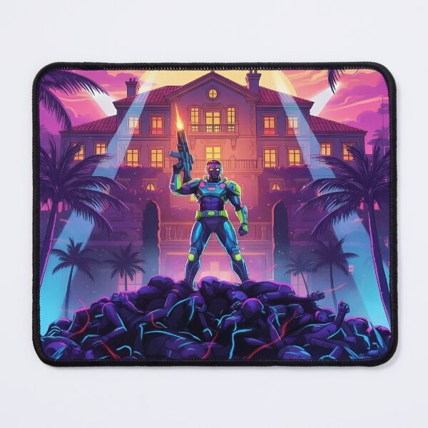 Item preview, Level Completed - Cyberpunk Vice City Gaming Art designed and sold by Modern Nest Art.