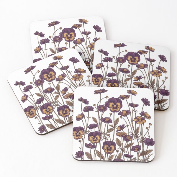 Item preview, Vintage Purple Pansy Floral designed and sold by 0606PM.