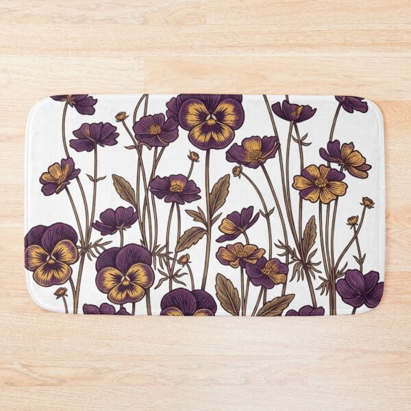 Item preview, Vintage Purple Pansy Floral designed and sold by 0606PM.