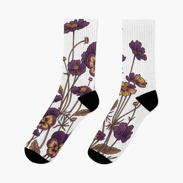 Item preview, Vintage Purple Pansy Floral designed and sold by 0606PM.