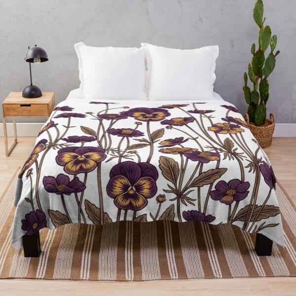 Item preview, Vintage Purple Pansy Floral designed and sold by 0606PM.