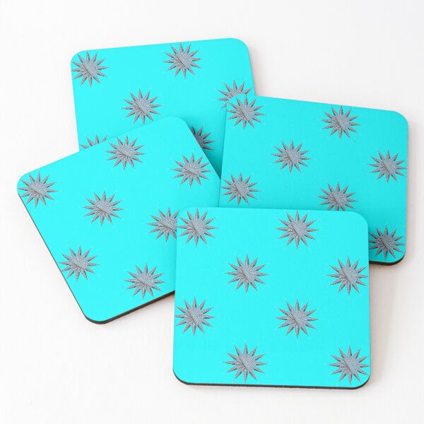 Item preview, Empire Stars blue on teal designed and sold by TerenceLacey.