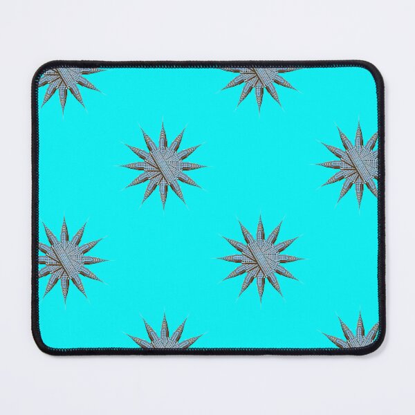 Item preview, Empire Stars blue on teal designed and sold by TerenceLacey.