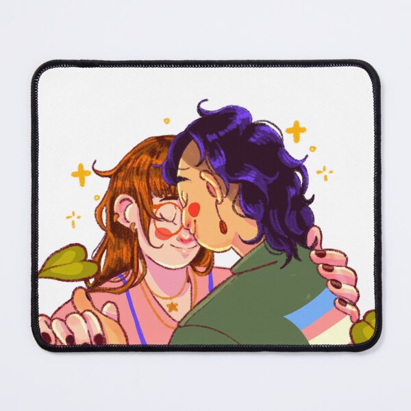 Item preview, Transgender Couple Romance Illustration designed and sold by Rhodes Shop.