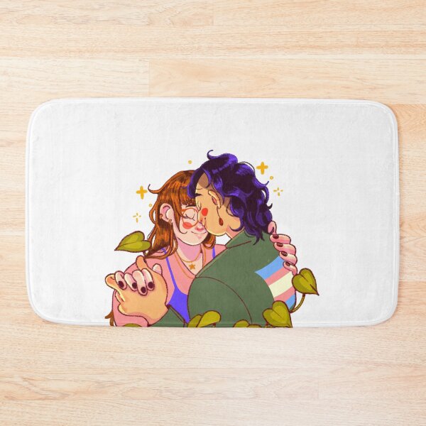 Item preview, Transgender Couple Romance Illustration designed and sold by Rhodes Shop.