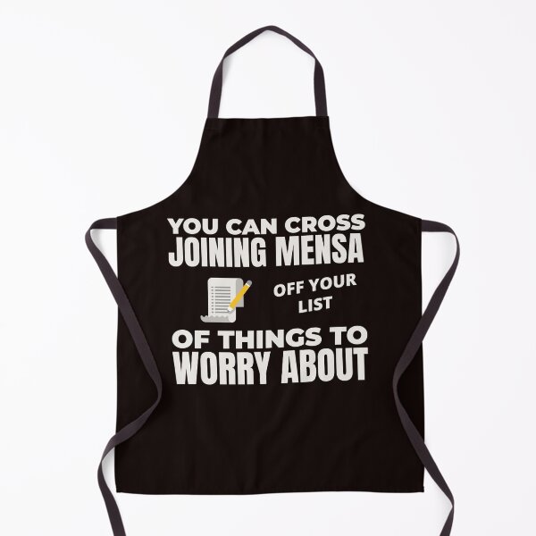 Item preview, YOU CAN CROSS JOINING MENSA OFF YOUR WORRY LIST | EVERYDAY SARCASM SERIES — DREAM ON EDITION designed and sold by WitLounge.