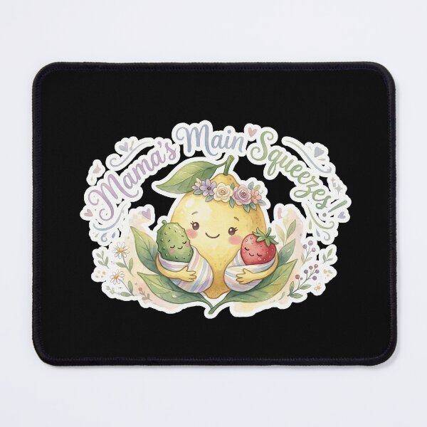Item preview, Mama's Main Squeezes Sticker - Cute Kawaii Lemon & Fruit Mom Gift designed and sold by Basma Designs | Funny Shirts, Stickers & Mugs.