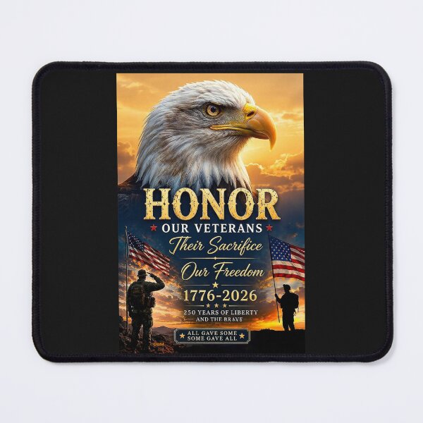 Item preview, Honor Our Veterans — Their Sacrifice, Our Freedom | 1776–2026 America 250 Tribute designed and sold by DBM Photo Art 1.
