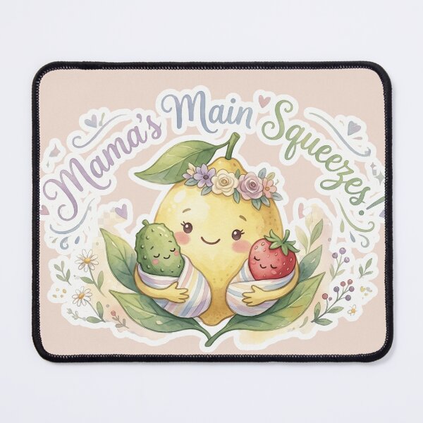 Item preview, Mama's Main Squeezes Cute Lemon Strawberry Pickle Mother's Day Gift designed and sold by Basma Designs | Funny Shirts, Stickers & Mugs.