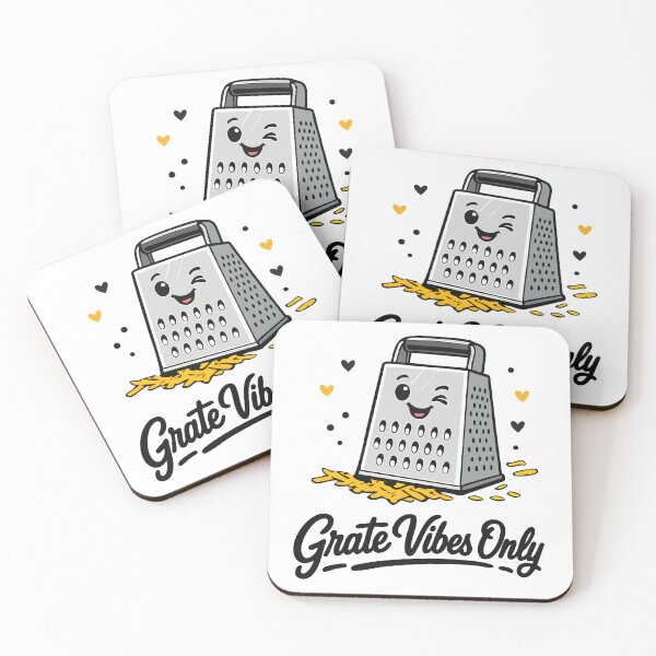 Item preview, Grate Vibes Only – Funny Cheese Pun Kitchen Design designed and sold by Apotheosis by Irie Meraki.
