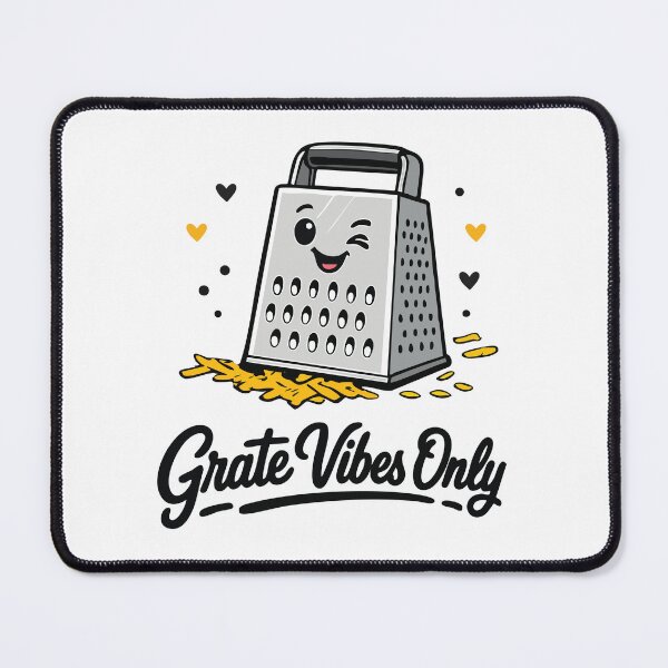 Item preview, Grate Vibes Only – Funny Cheese Pun Kitchen Design designed and sold by Apotheosis by Irie Meraki.