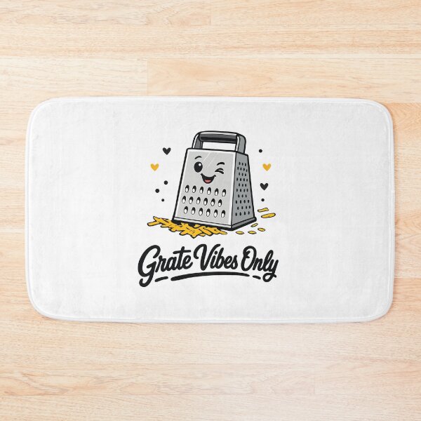 Item preview, Grate Vibes Only – Funny Cheese Pun Kitchen Design designed and sold by Apotheosis by Irie Meraki.