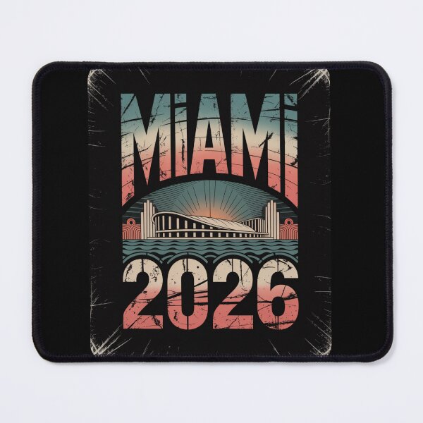 Item preview, Miami 2026 Ocean Wave Football V4 designed and sold by DarylWelsh2024.