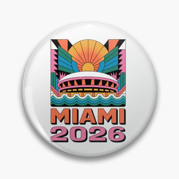 Item preview, Miami 2026 Ocean Wave Football T-Shirt V5 designed and sold by DarylWelsh2024.