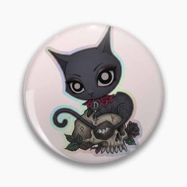 Item preview, Ghoth cat Ruby Gloom black cat designed and sold by WAISLYV.