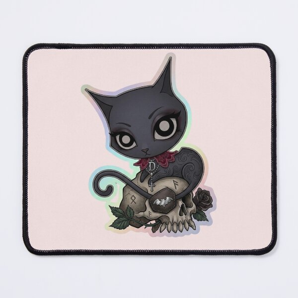 Item preview, Ghoth cat Ruby Gloom black cat designed and sold by WAISLYV.