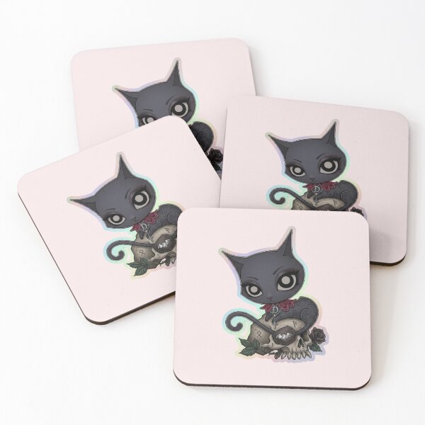 Item preview, Ghoth cat Ruby Gloom black cat designed and sold by WAISLYV.