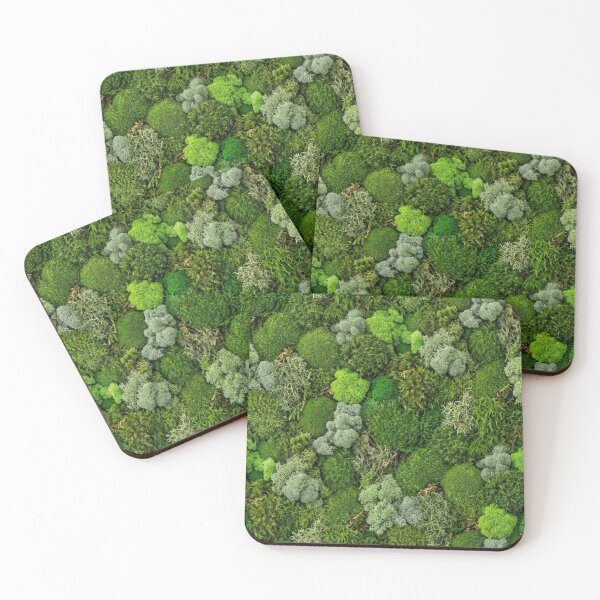 Item preview, Lush Green Moss Wall Forest Floor Pattern designed and sold by 21 Tulips.