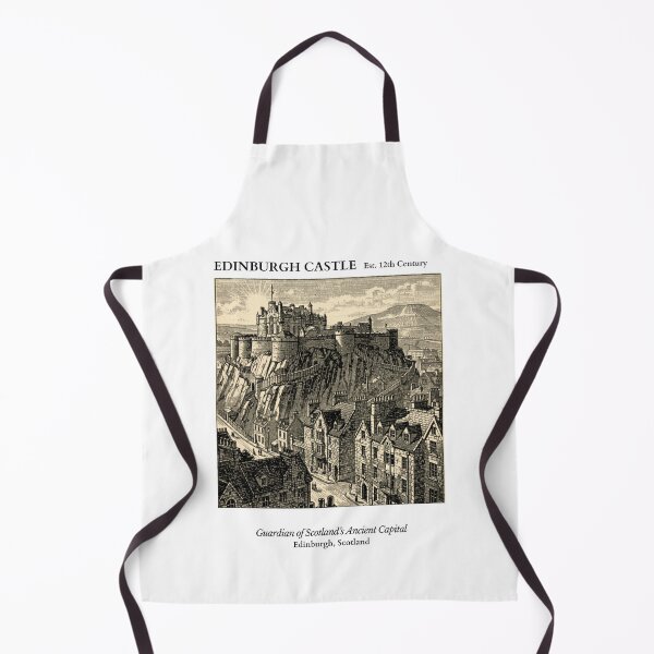 Item preview, Edinburgh Castle Vintage Engraving Art Print | Guardian of Scotland's Ancient Capital | Edinburgh Scotland Wall Decor designed and sold by Panom Suavichien.