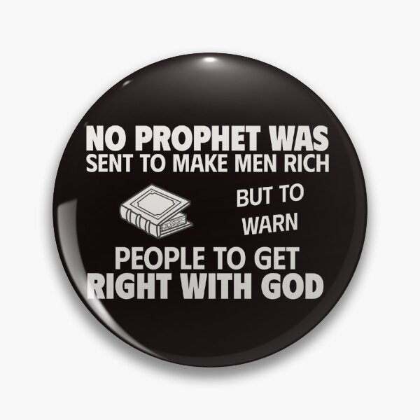 Item preview, NO PROPHET WAS SENT TO MAKE MEN RICH | CORE INSIGHTS SERIES — BEREAN EDITION designed and sold by WitLounge.