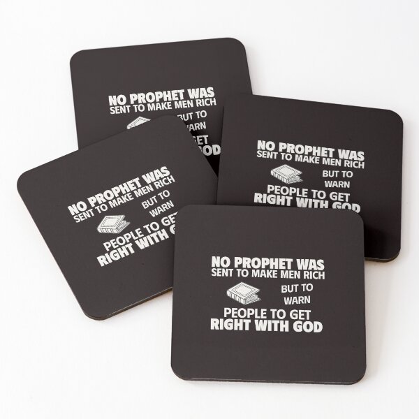 Item preview, NO PROPHET WAS SENT TO MAKE MEN RICH | CORE INSIGHTS SERIES — BEREAN EDITION designed and sold by WitLounge.